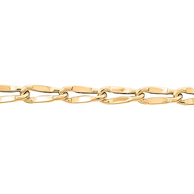 Valentino Spirali Italian 10K Yellow Gold 5.3mm Chain Bracelet (7.0-8.0In) 2.83 Grams