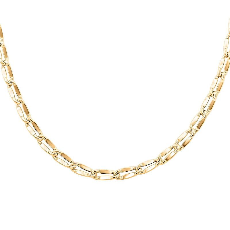 Valentino Spirali Italian 10K Yellow Gold 5.3mm Chain Necklace 18-20 Inches 6 Grams