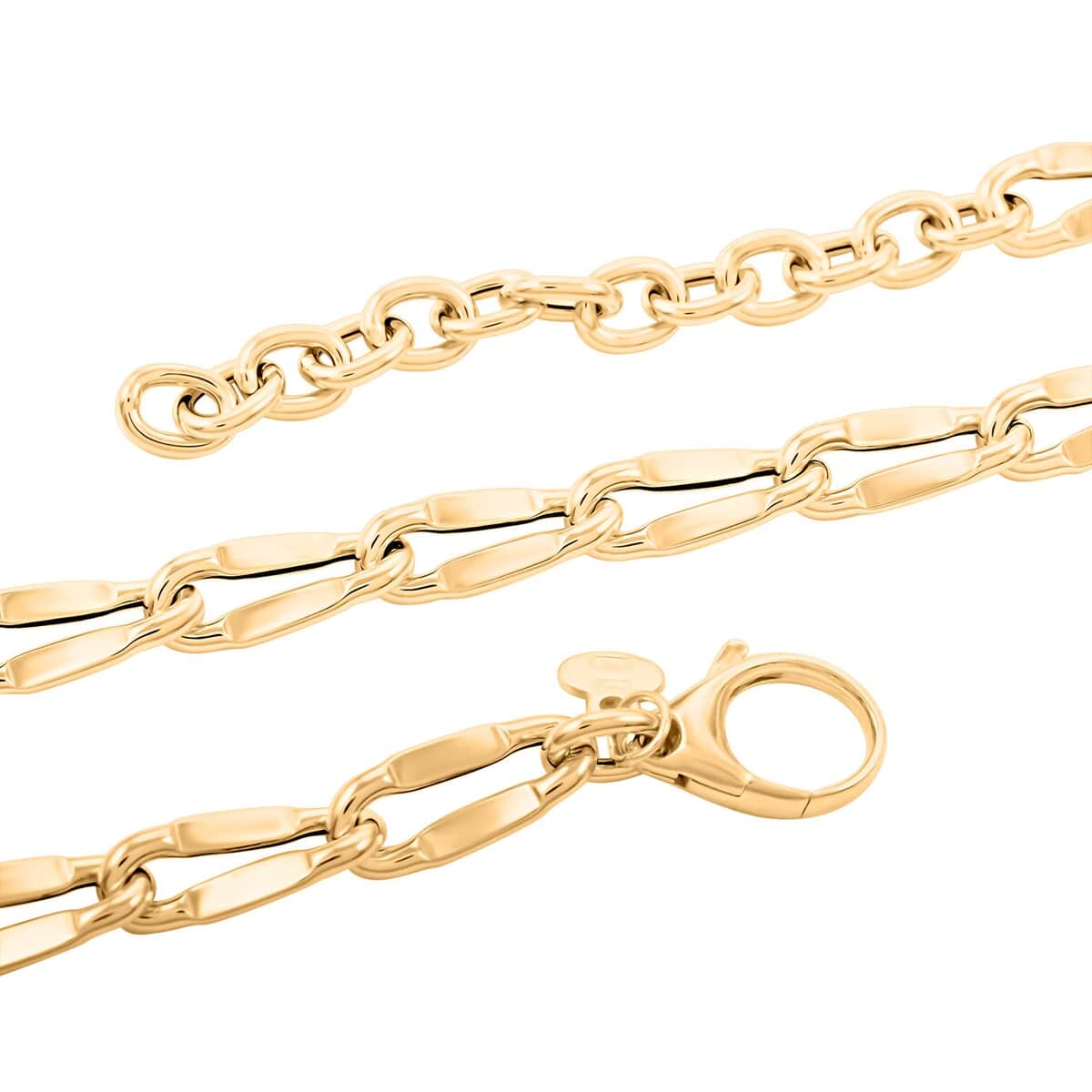 Valentino Spirali Italian 10K Yellow Gold 5.3mm Chain Necklace 18-20 Inches 6 Grams image number 2
