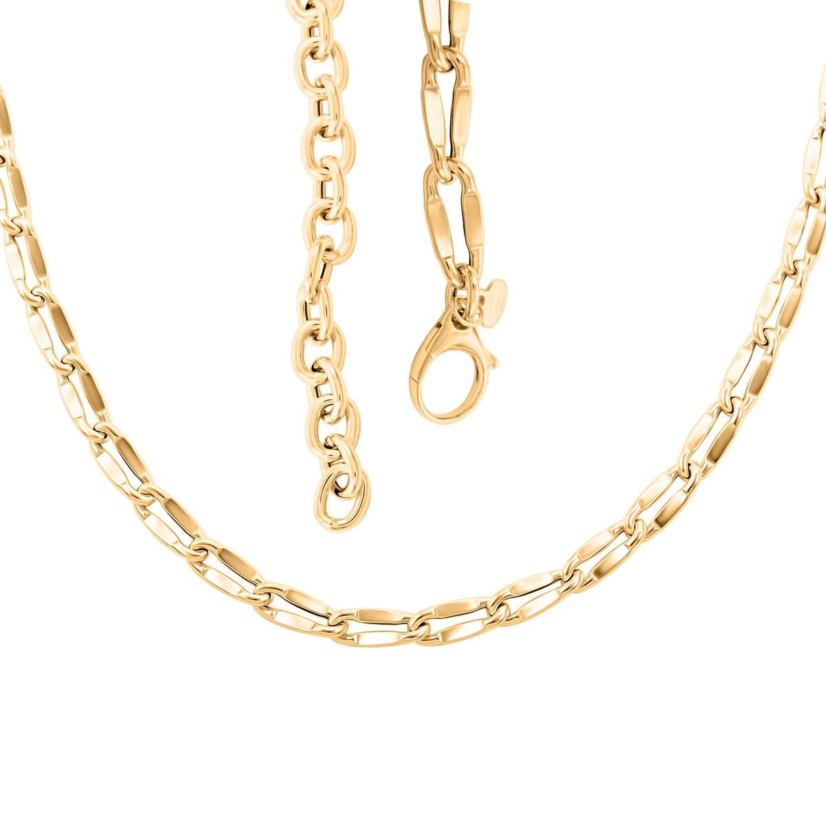 Valentino Spirali Italian 10K Yellow Gold 5.3mm Chain Necklace 18-20 Inches 6 Grams image number 3