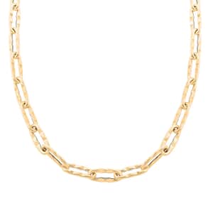 Onda d'oro Italian 10K Yellow Gold 8.2mm Chain Necklace 18-20 Inches 11.92 Grams