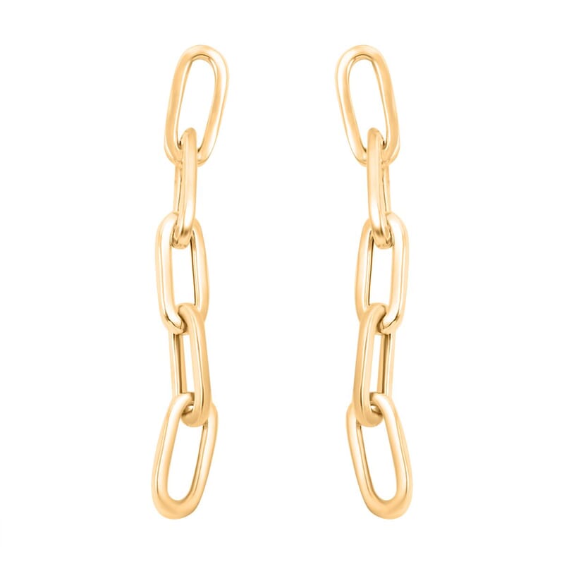 Cinque Terre Italian 10K Yellow Gold Earrings 1.88 Grams