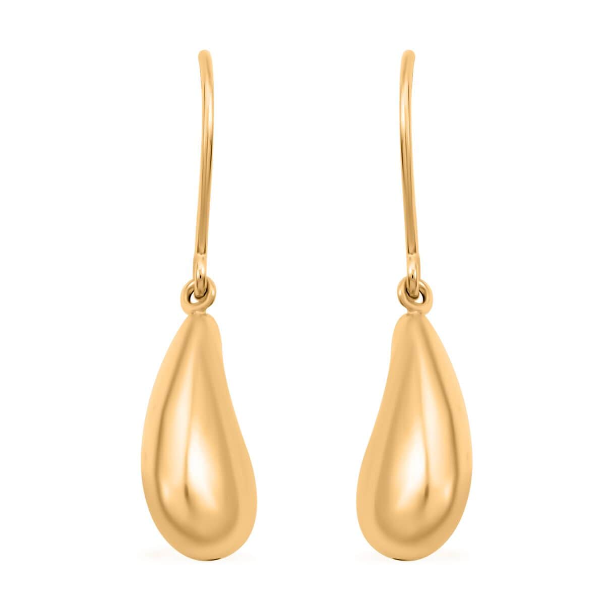 Goccia Pura Italian 10K Yellow Gold Earrings 1.68 Grams image number 0