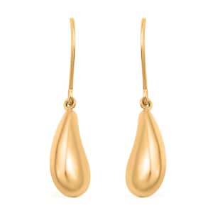 Goccia Pura Italian 10K Yellow Gold Earrings 1.68 Grams