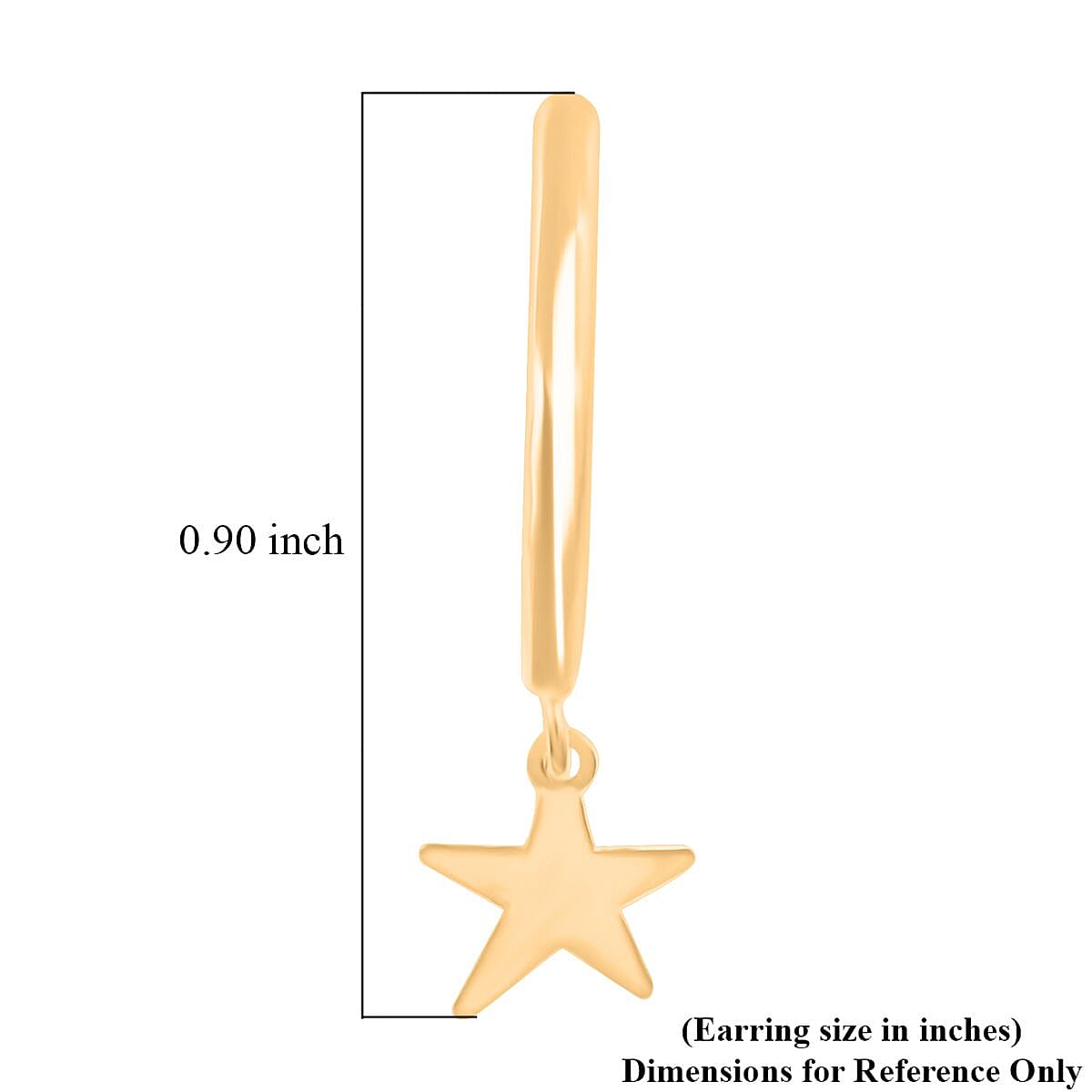 Stelle Italian 10K Yellow Gold Earrings 0.93 Grams