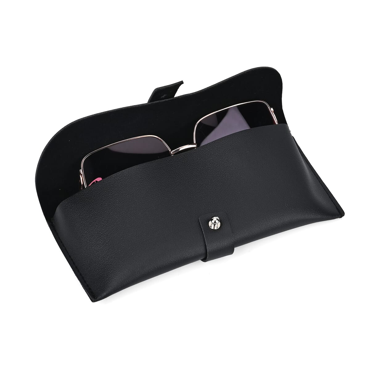 Butterfly Design UV400 Polarized Sunglass with Storage Bag- Pink Gray image number 3
