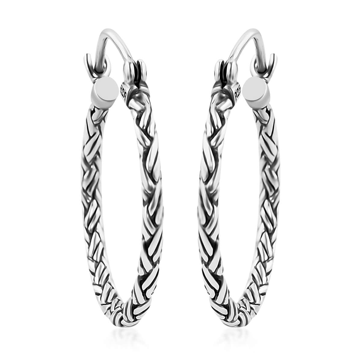 Bali Legacy Sterling Silver Padian Earrings 6.40 Grams image number 0