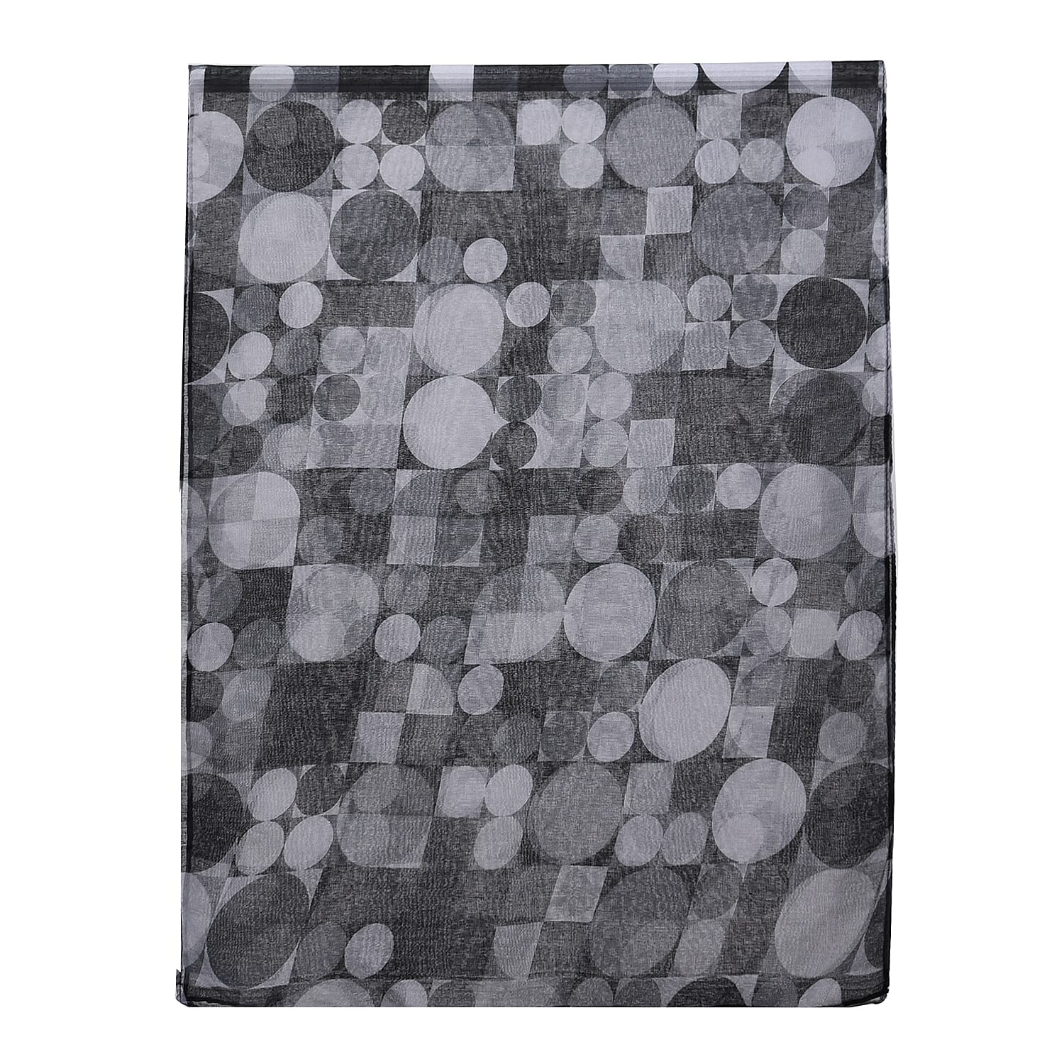 Set of 5 Circle Digitally Printed Decorative Scarves