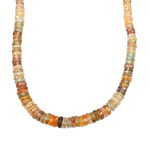 JCK Finds Luxuro Premium Golden Zircon 140.00 ctw Beaded Necklace in 14K Yellow Gold 18 Inches