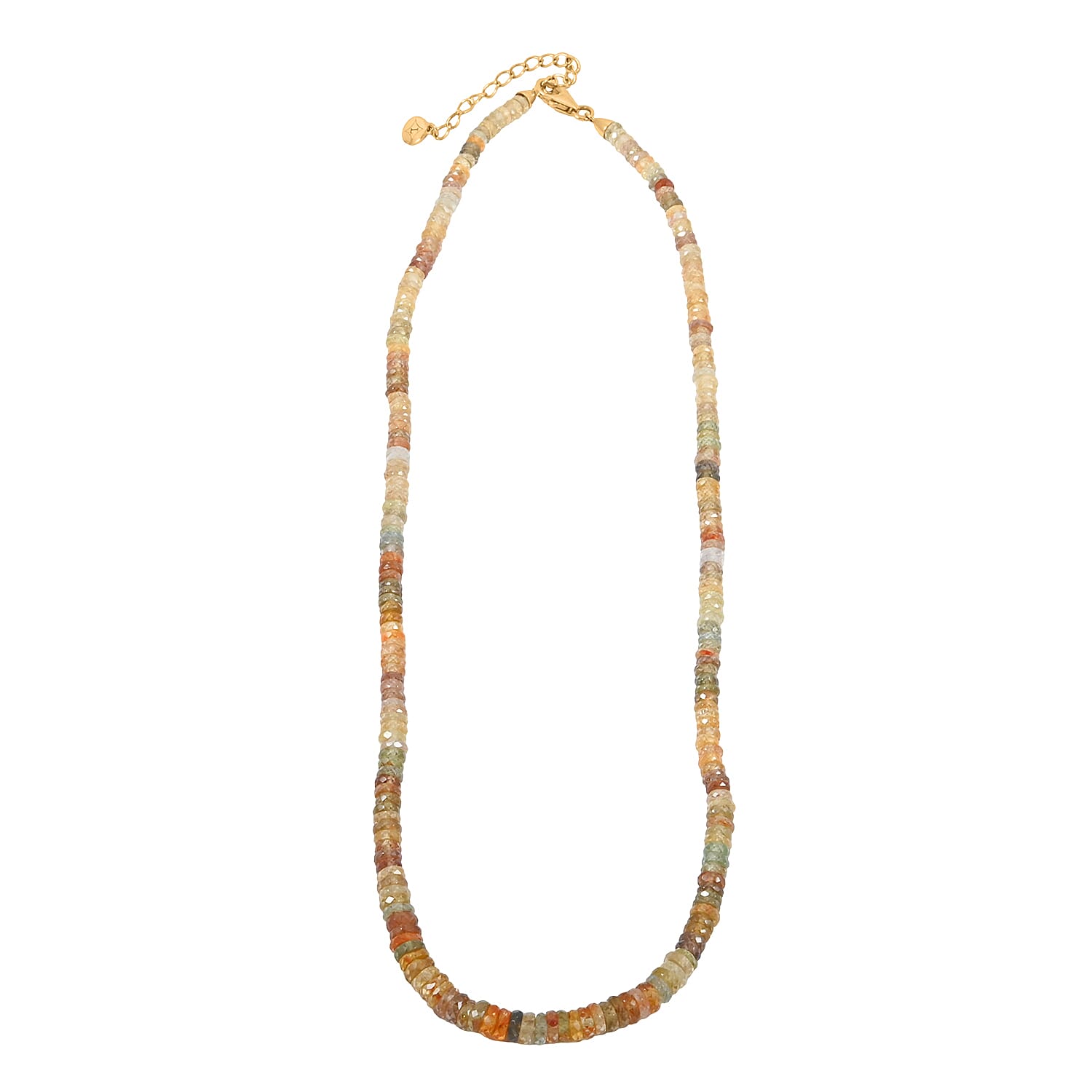 JCK Finds Luxuro Premium Golden Zircon 140.00 ctw Beaded Necklace in 14K Yellow Gold 18 Inches