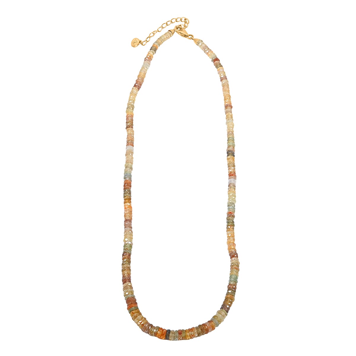JCK Finds Luxuro Premium Golden Zircon 140.00 ctw Beaded Necklace in 14K Yellow Gold 18 Inches image number 2