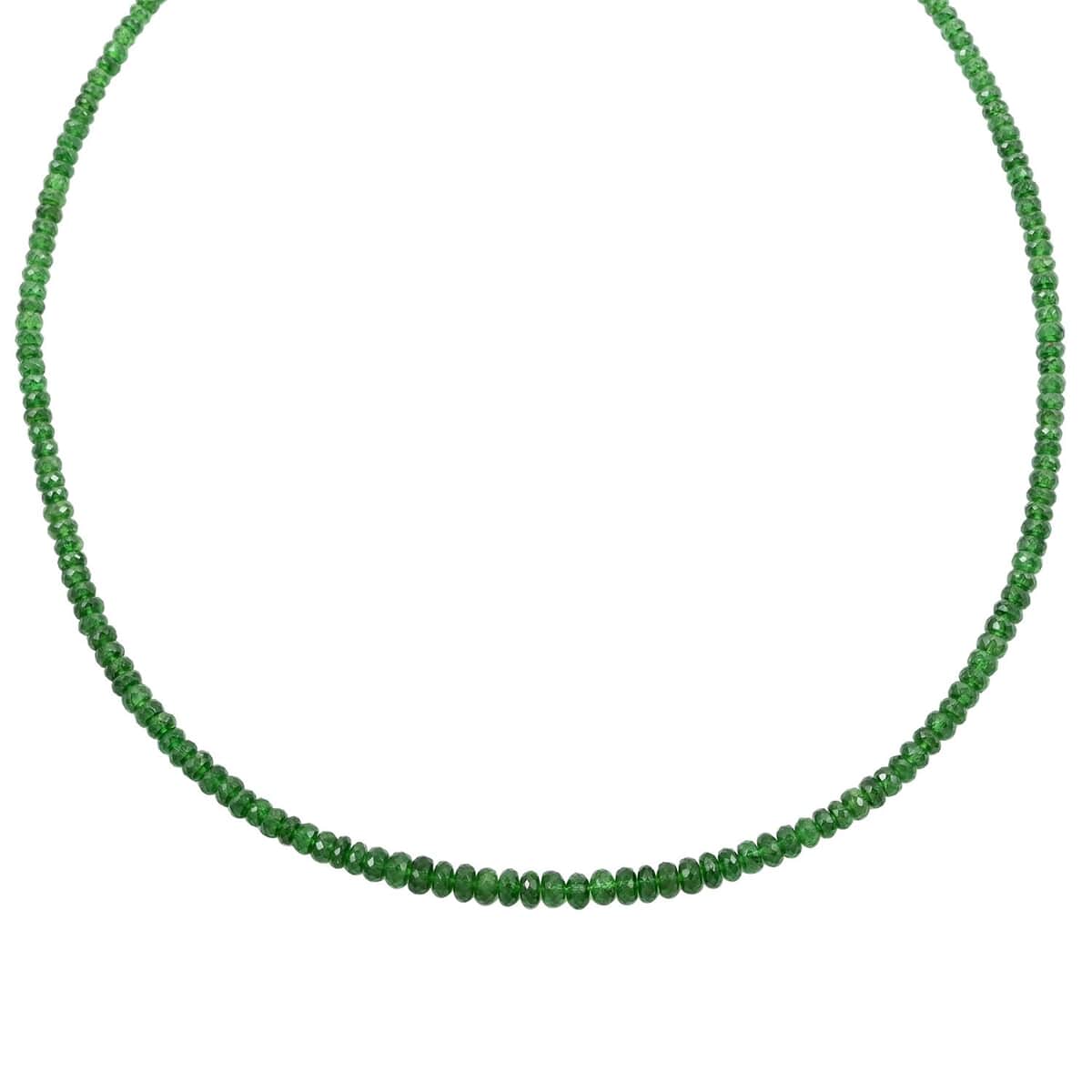 Rhapsody 950 Platinum AAAA Tsavorite Garnet Beaded Necklace (18-20 Inches) 54.00 ctw image number 3