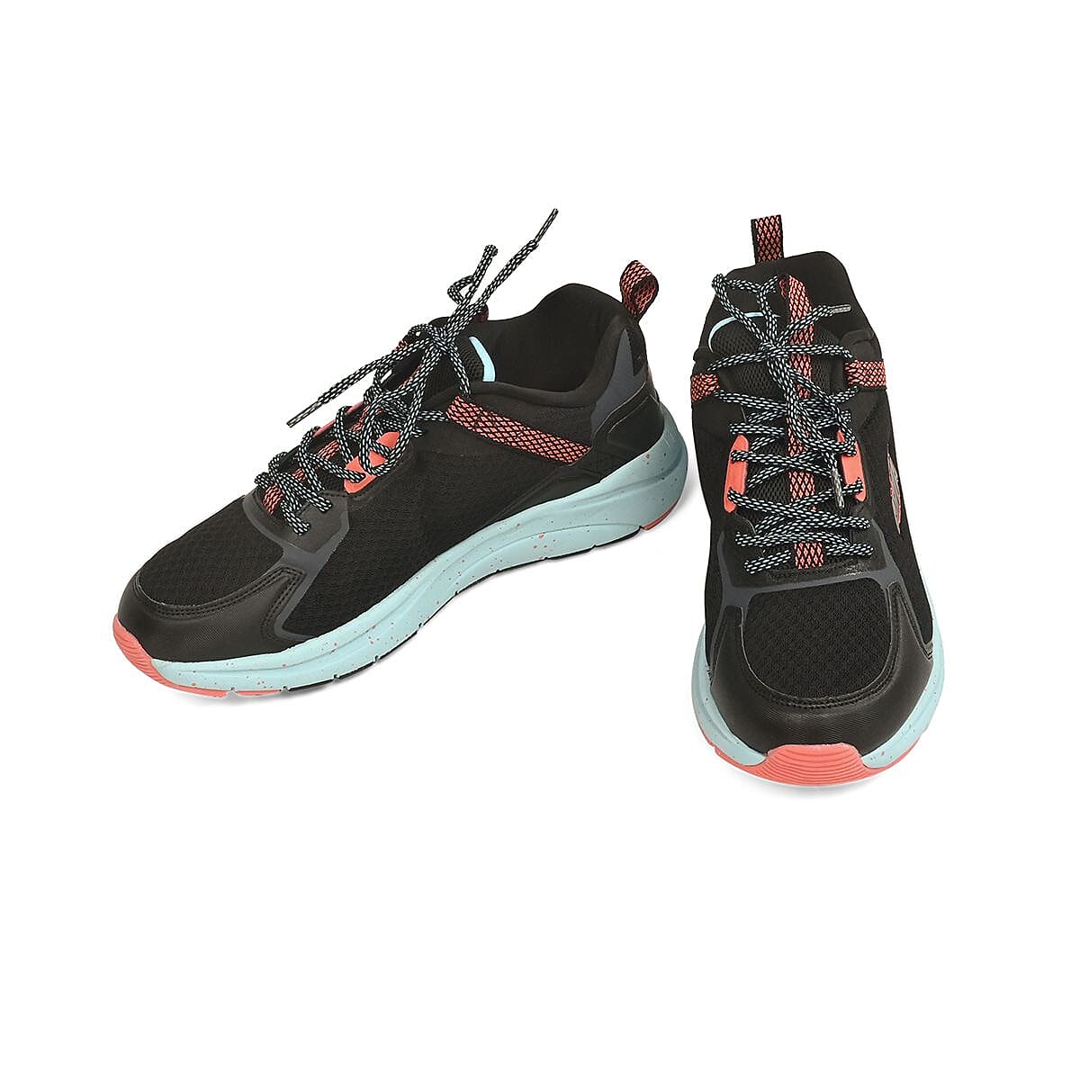 Avia Black and Orange Canyon 2.0 Women's Tennis Shoe (Size 7.50) image number 3