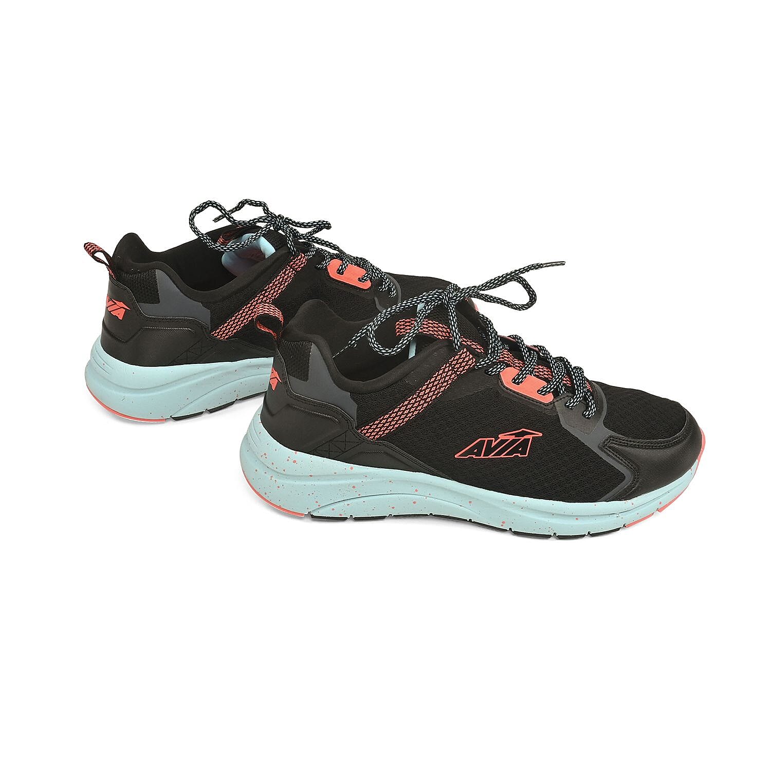 Avia Black and Orange Canyon 2.0 Women's Tennis Shoe (Size 10.00)