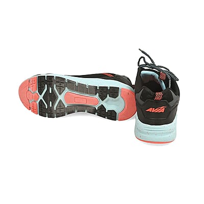 Avia Black and Orange Canyon 2.0 Women's Tennis Shoe (Size 10.00)