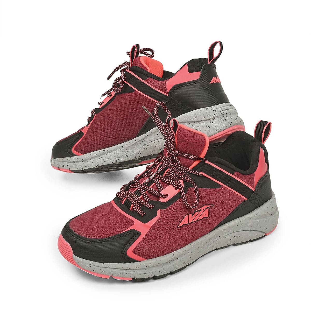 Avia Red and Neon Canyon 2.0 Women's Tennis Shoe (Size 7.50) image number 3
