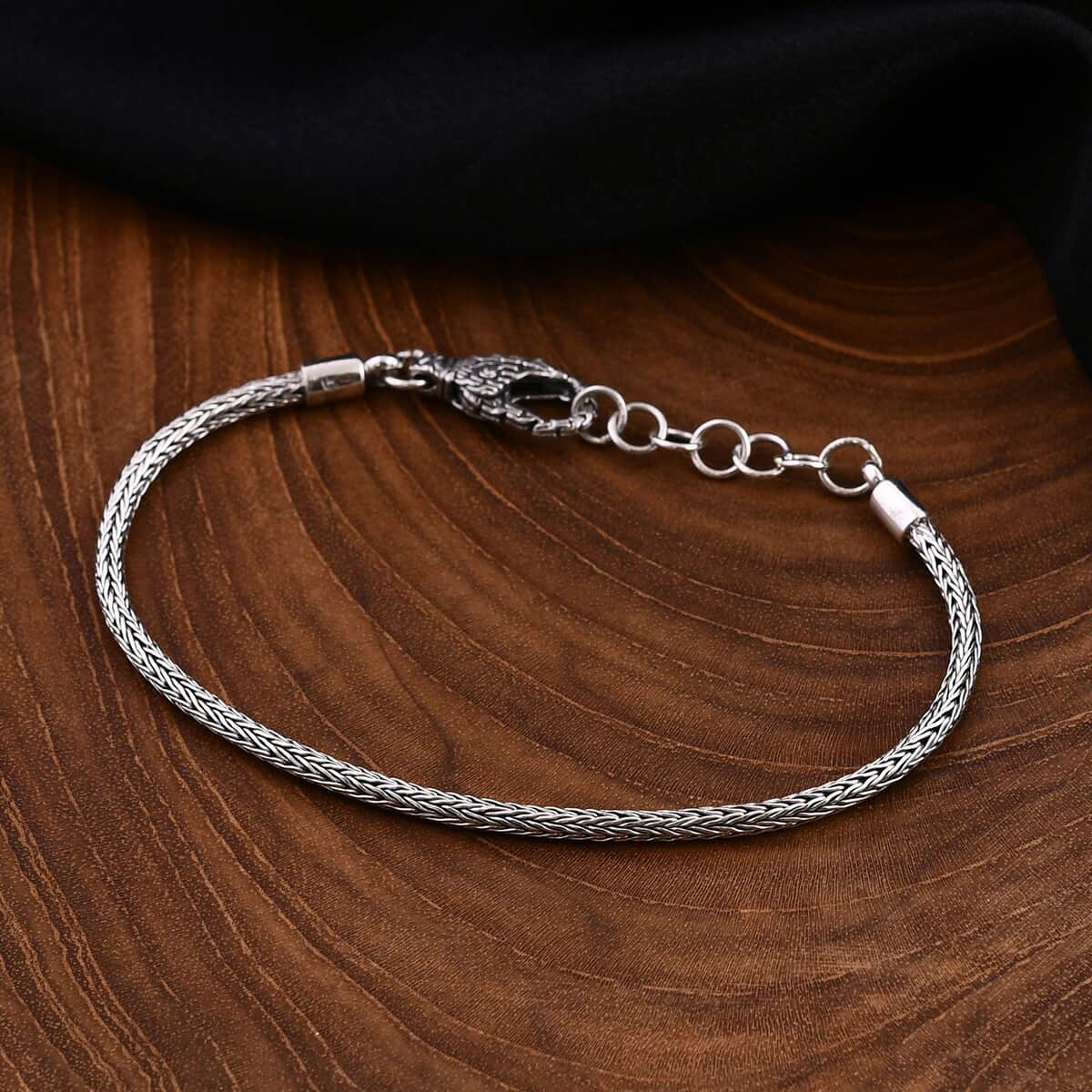 Bali Legacy Sterling Silver Tulang Naga Bracelet (7.25 In) 8.15 Grams image number 1