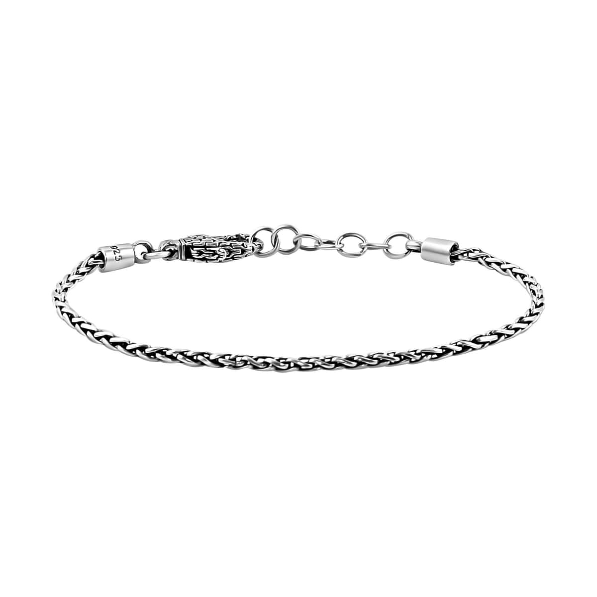 Doorbuster Bali Legacy Padian Bracelet in Sterling Silver (7.25-8.0In) 8.25 Grams image number 0