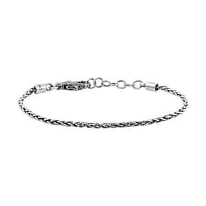 Doorbuster Bali Legacy Padian Bracelet in Sterling Silver (7.25-8.0In) 8.25 Grams