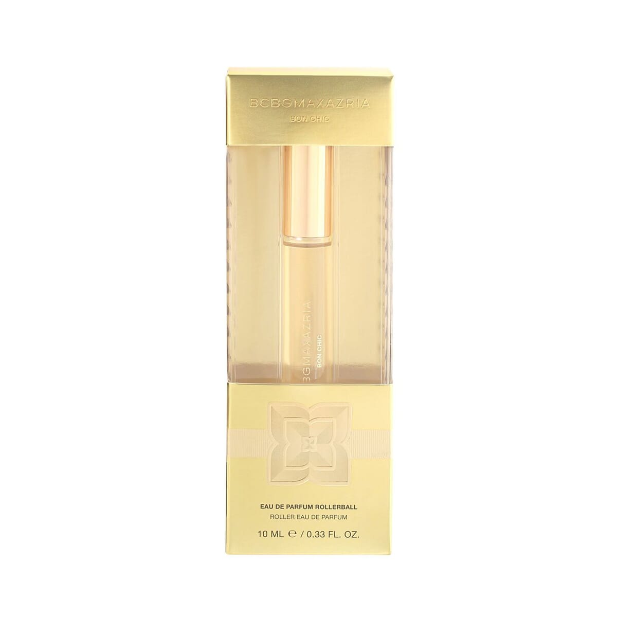 BCBGMAXAZRIA- Bon Chic EDP Rollerball (.33oz) in Golden Box image number 0