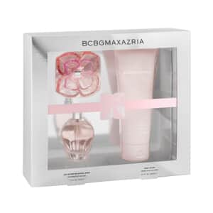 BCBGMAXAZRIA- Classic Eau De Parfum (3.4oz) & Body Lotion (6.7oz) Silver Gift Set
