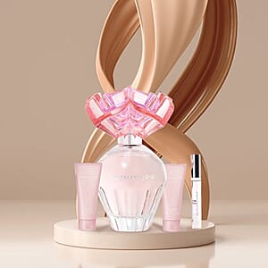 BCBGMAXAZRIA- 4 Piece Classic Gift Set (EDP 3.4oz, Rollerball .34oz, Body Lotion & Shower Gel 3.4oz) in Silver Box