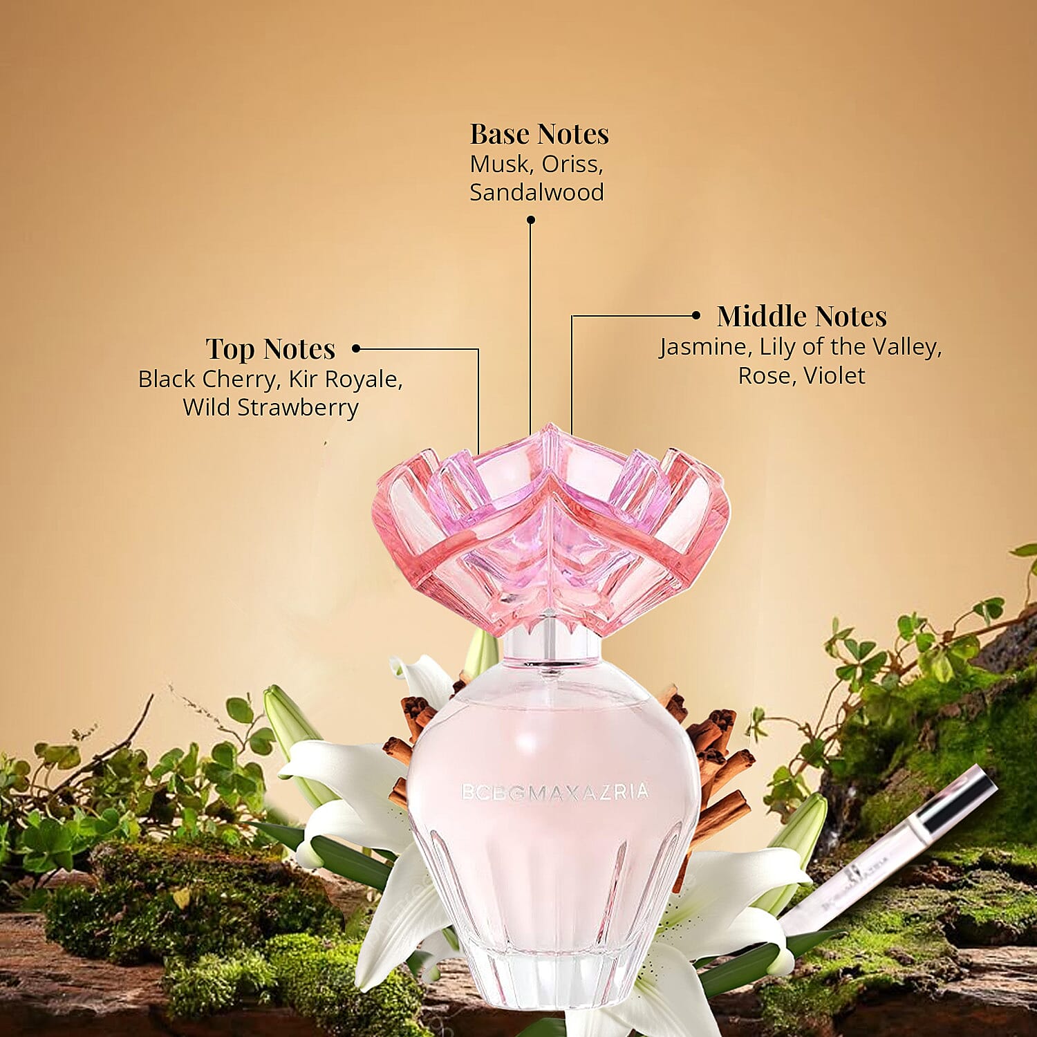 BCBGMAXAZRIA- 4 Piece Classic Gift Set (EDP 3.4oz, Rollerball .34oz, Body Lotion & Shower Gel 3.4oz) in Silver Box