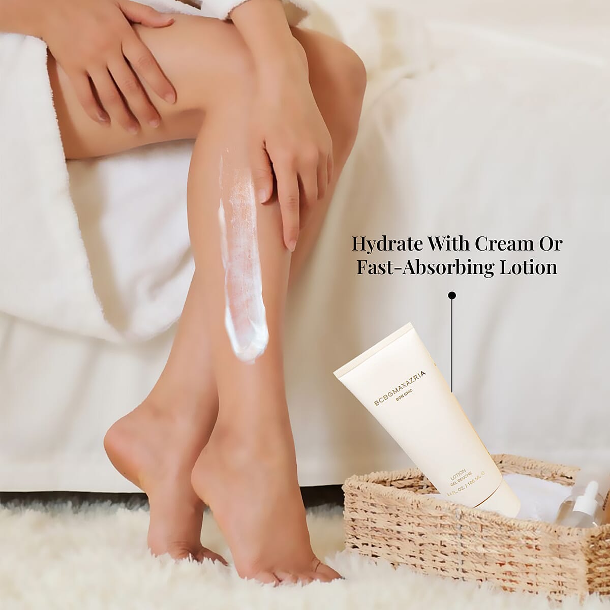 BCBGMAXAZRIA- 4 Piece Bon Chic Gift Set (EDP 3.4oz, Rollerball .34oz, Body Lotion & Shower Gel 3.4oz) in Golden Box image number 4