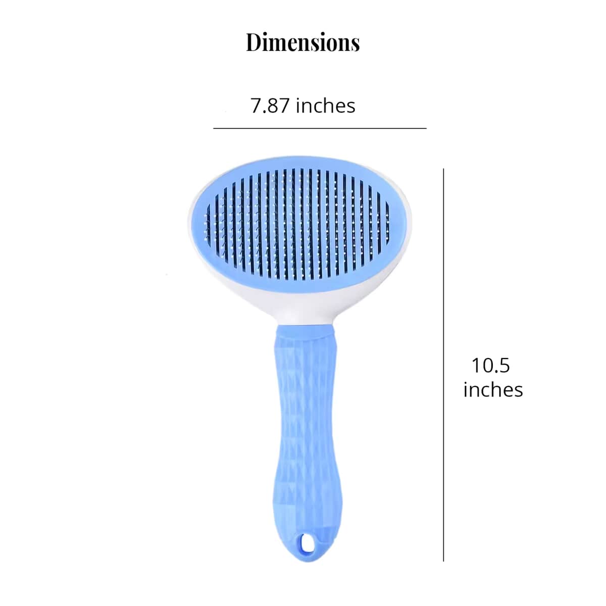 Blue Set of 2pc Pet self-cleaning Comb image number 6