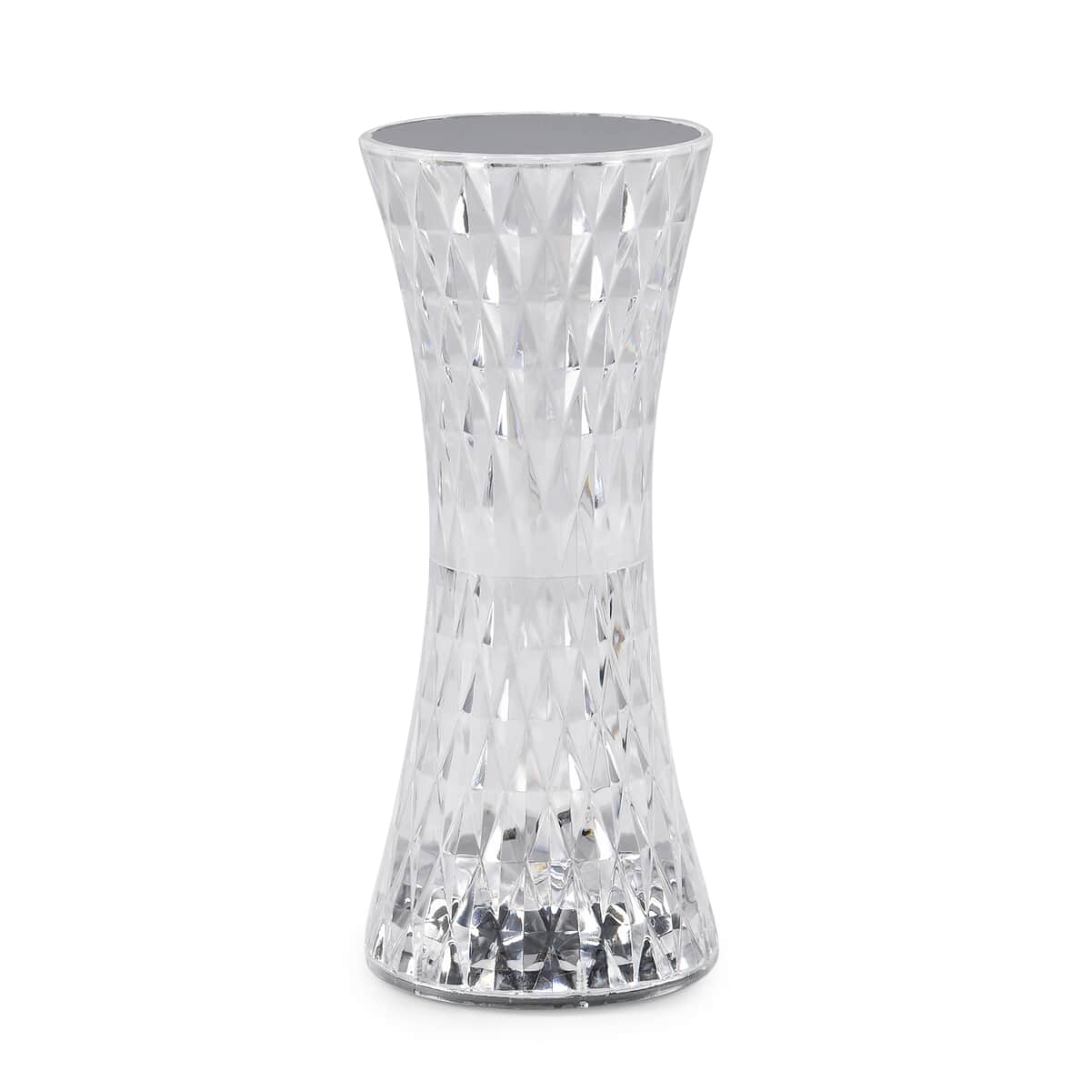 Rechargeable 3D Visual Pattern Crystal Table Lamp with Touch and Remote Control - Multi-Color Changing Light image number 3