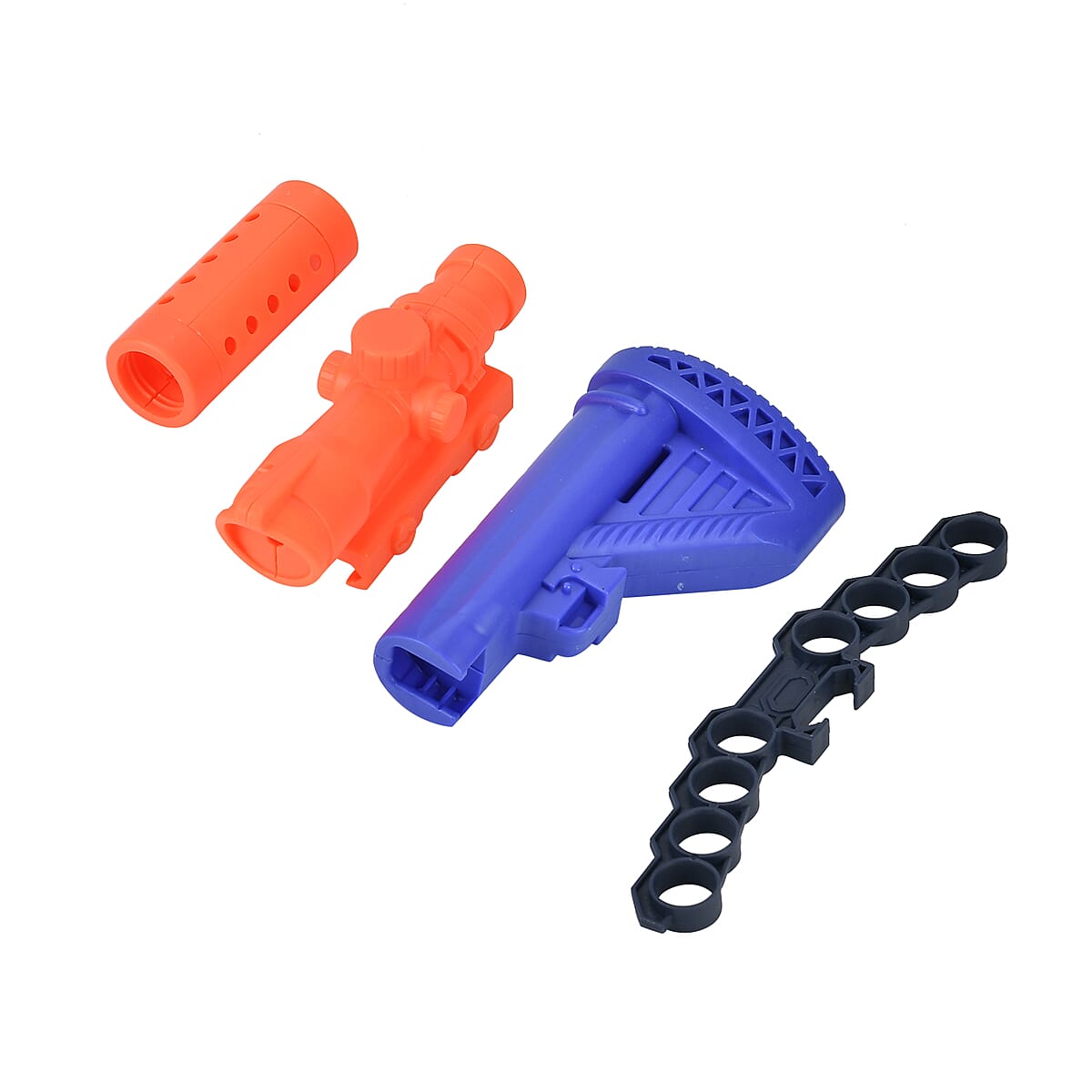 Multi Functional 3-in-1 Bubble Gun with Two Bottles of Bubble Liquid and 8 Soft Foam Bullets (3 AA batteries Not Included) image number 8