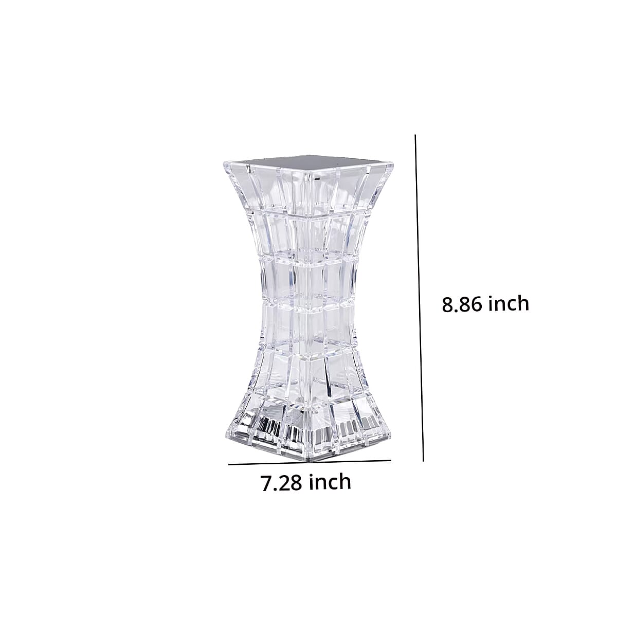 Rechargeable 3D Visual Pattern Crystal Table Lamp with Touch and Remote Control - Multi-Color Changing Light image number 6