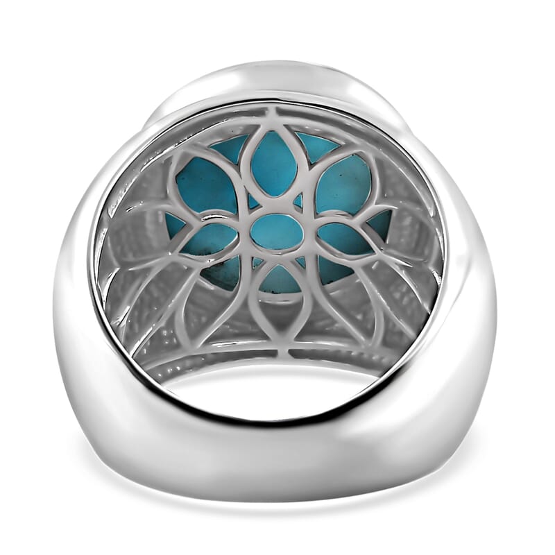 Men's Ring in Platinum Over Sterling Silver (Size 10.0) 13.35 ctw