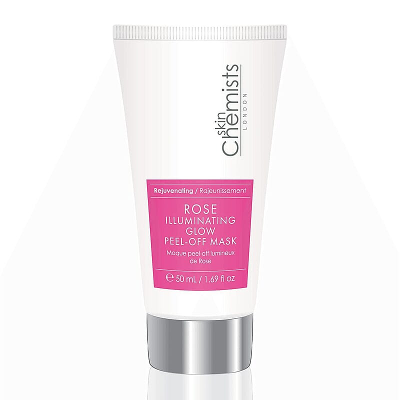 Skin Chemists Rose Illuminating Glow Peel Off Mask 1.69 Oz