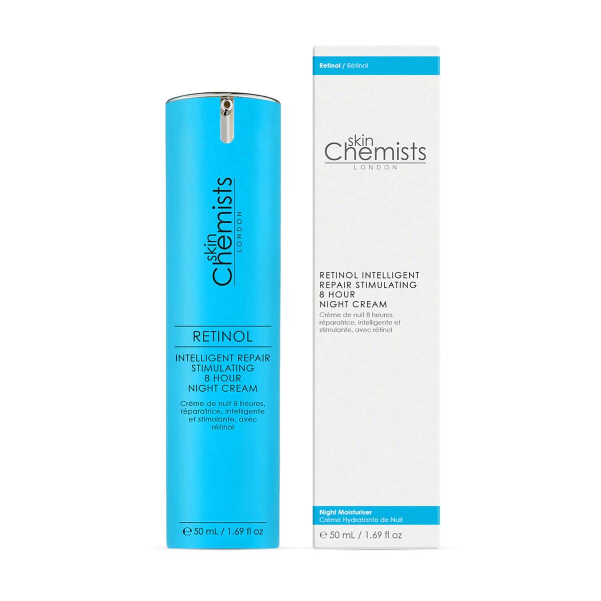 Skin Chemists Retinol Intelligent Repair Stimulating 8 Hour Night Cream 50ml image number 0