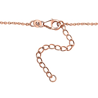 Premium Marropino Morganite and Multi Gemstone Drop Necklace 18-20 Inches in Vermeil Rose Gold Over Sterling Silver 3.00 ctw