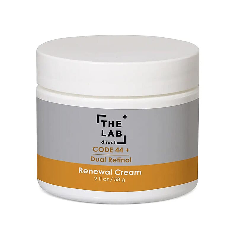 The Lab Direct Code 44+ Dual Retinol Renewal Cream (2oz) Made in US