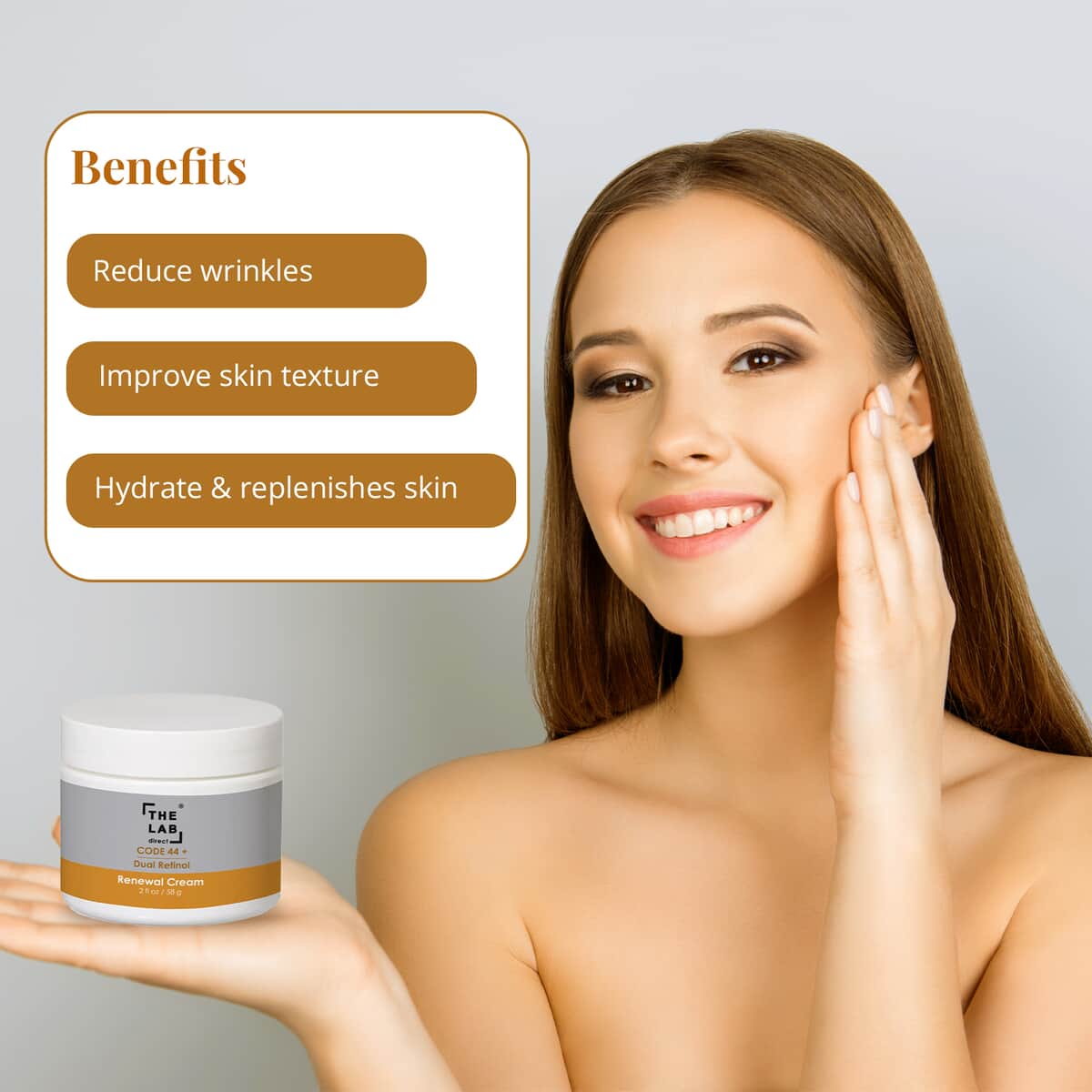 The Lab Direct Code 44+ Retinol Renewal Cream image number 2