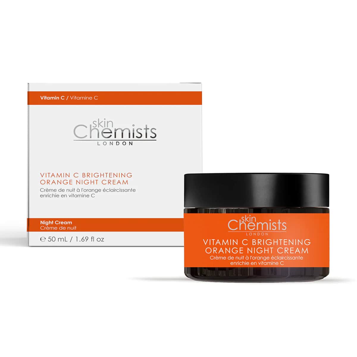 Skin Chemists Vitamin C Brightening Orange Night Cream 50ml image number 0