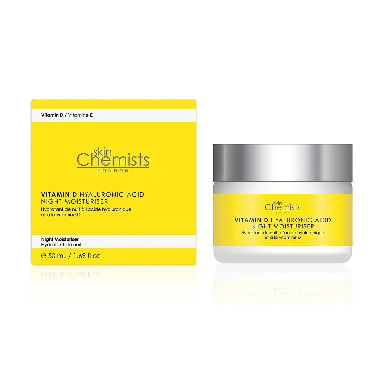 Buy Skin Chemists Vitamin D Hyaluronic Acid Night Moisturizer 50ml at