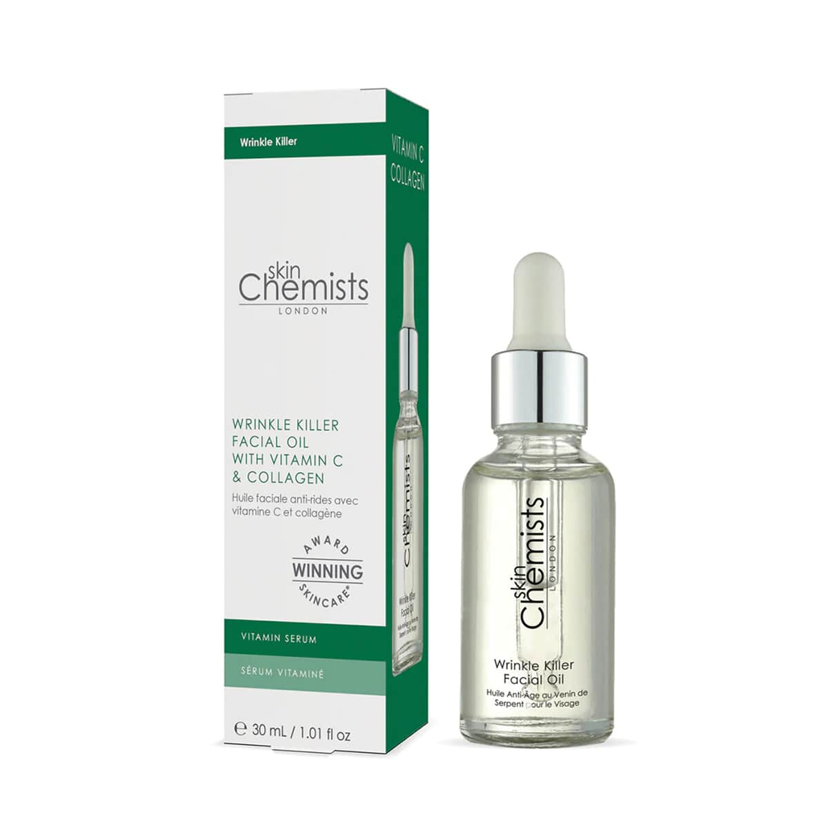 Skin Chemists Wrinkle Killer Facial Oil 30ml image number 0