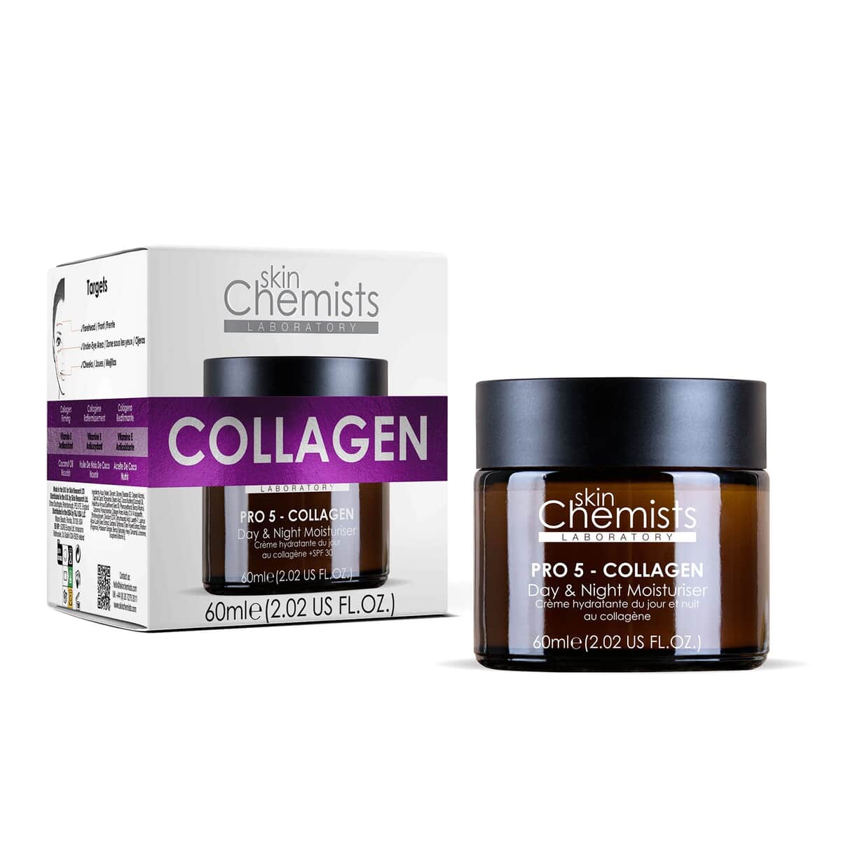 Skin Chemists Collagen Pro 5 Day And Night Moisturizer 2.02oz image number 0