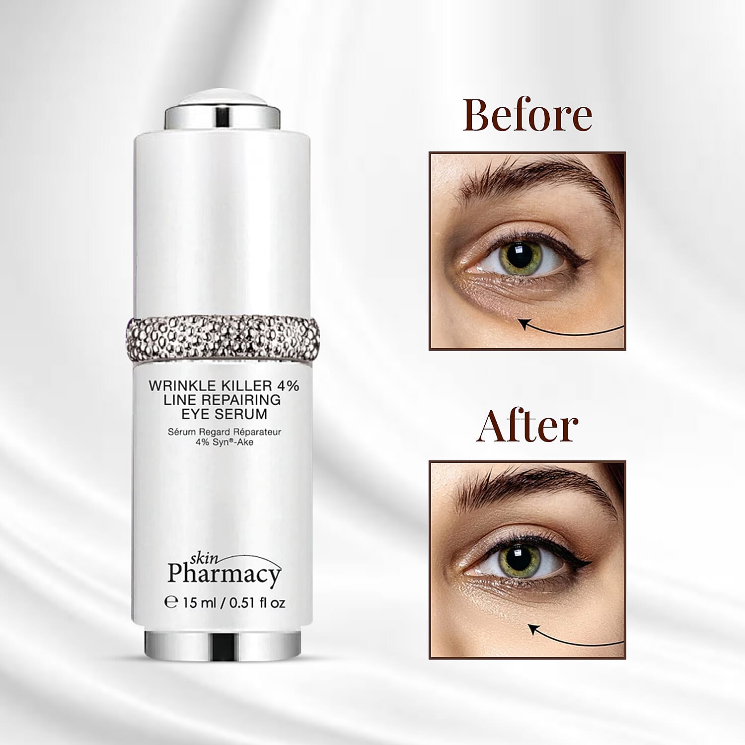 Skin Chemists Wrinkle Killer 4% Line Repairing Eye Serum 15ml