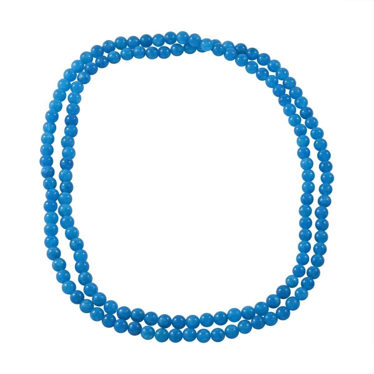 Amazonite Quartz Beaded Endless Necklace (36 Inches) 250.00 ctw image number 0