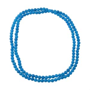 Amazonite Quartz Beaded Endless Necklace 36 Inches 250.00 ctw