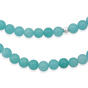 Amazonite Quartz 250.00 ctw Beaded Endless Necklace 36 Inches