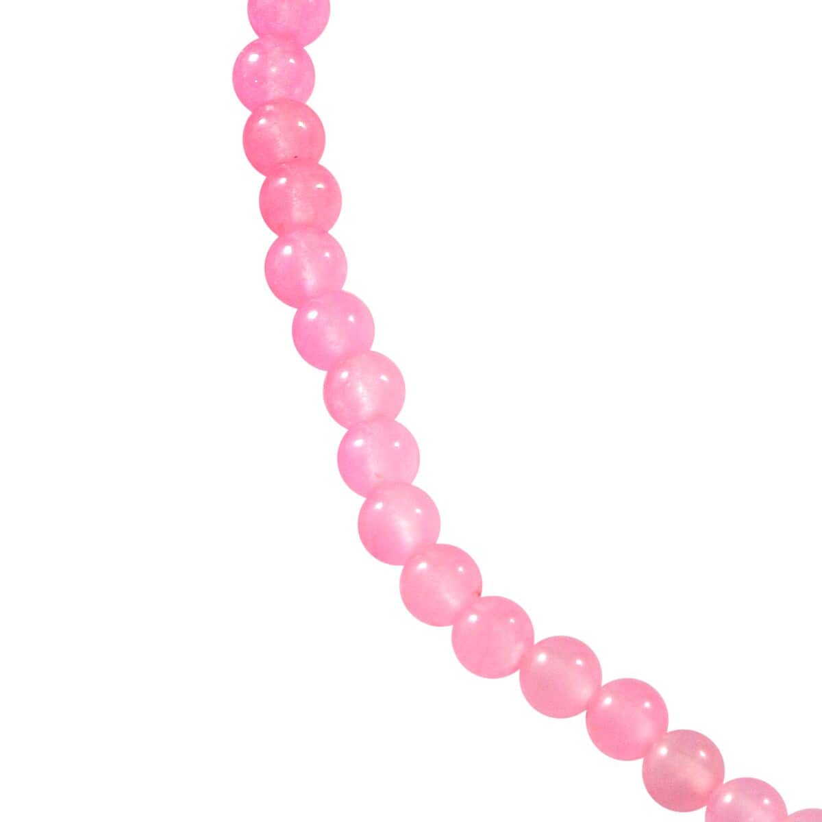 Galilea Rose Quartz 250.00 ctw Beaded Endless Necklace 36 Inches image number 2