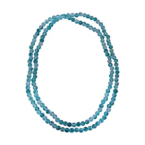 Phantom Quartz 225.00 ctw Beaded Endless Necklace 36 Inches