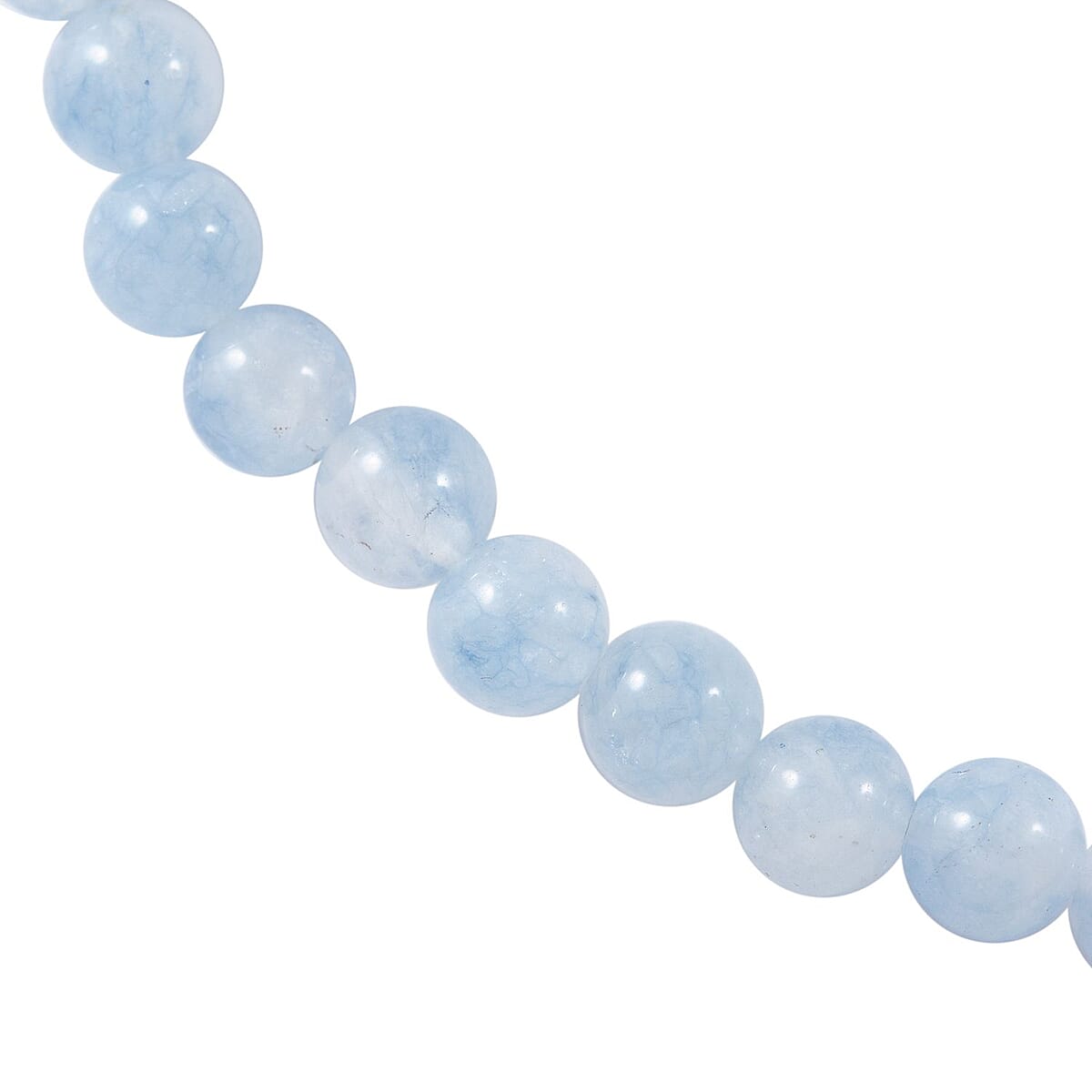 Light Blue Hemimorphite Beaded Endless Necklace 36 Inches 240.00 ctw image number 2
