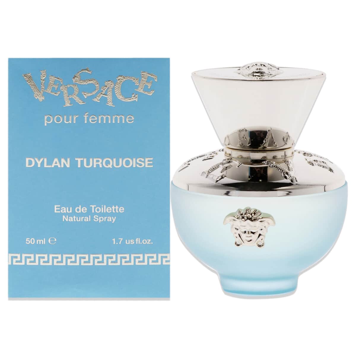 Versace Dylan Turquoise Pour Femme Eau De Toilette Spray 1.7 Oz image number 0
